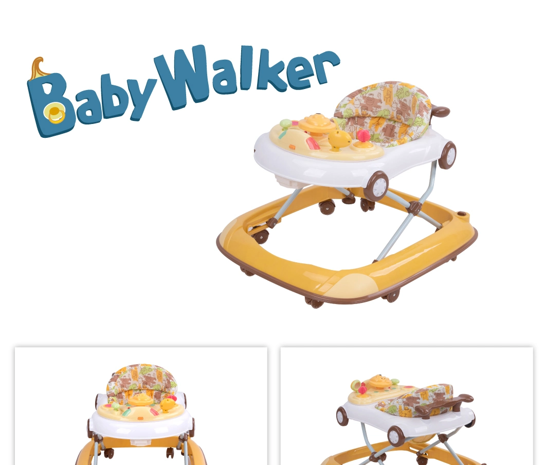 Chinese Foldable Adjustable Seat Height Baby Walker