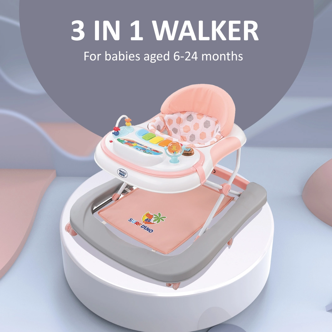 3 in 1 Real Bar Detachable Baby Walker