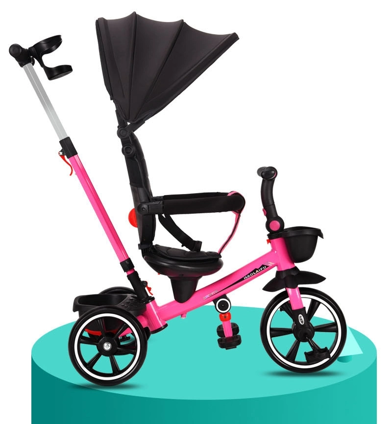 Baby Care 4 in 1 Kid Stroller Trike Ride on Cheap Baby Stroller Tricycle