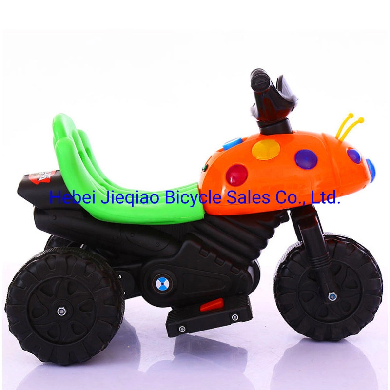 Nine Lights Beetle Kids Electric Motorcycle Baby Battery Car Tricycle Music Lights