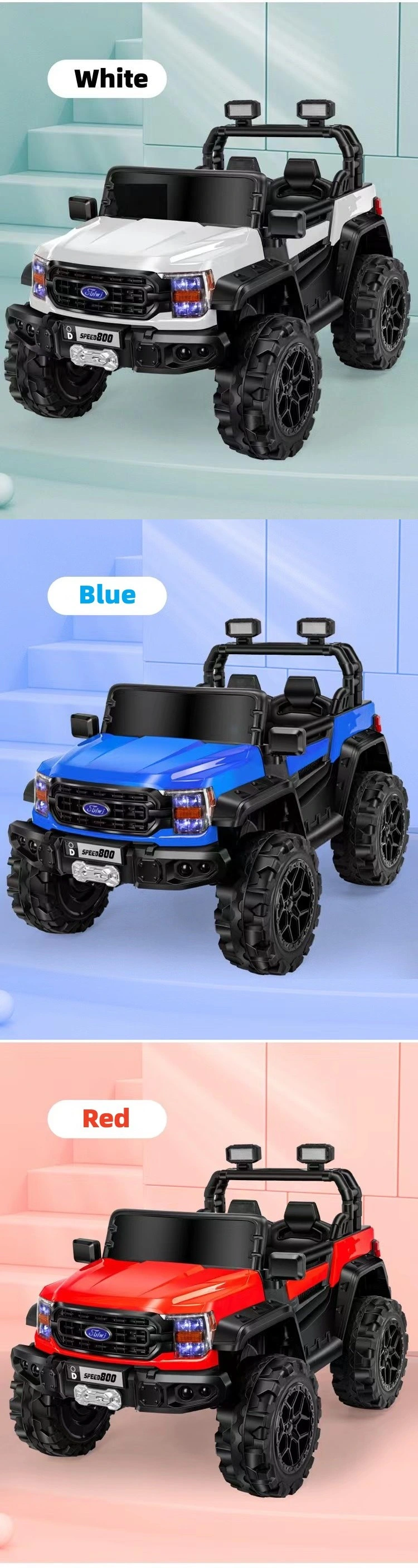 Children′s Electric Toy Car Four Wheel Drive Can Ride