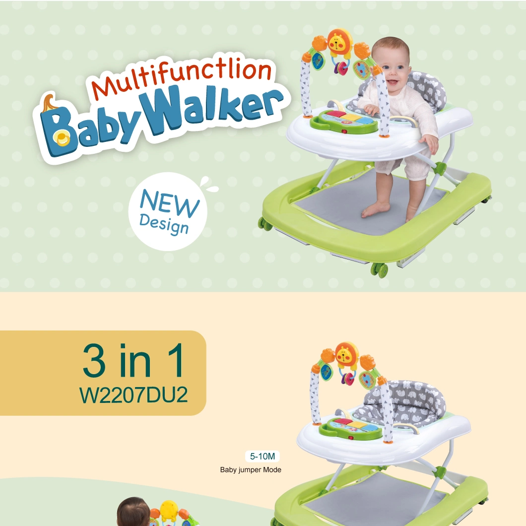 Seat Detachable 3 in 1 Multifunctional Baby Walker