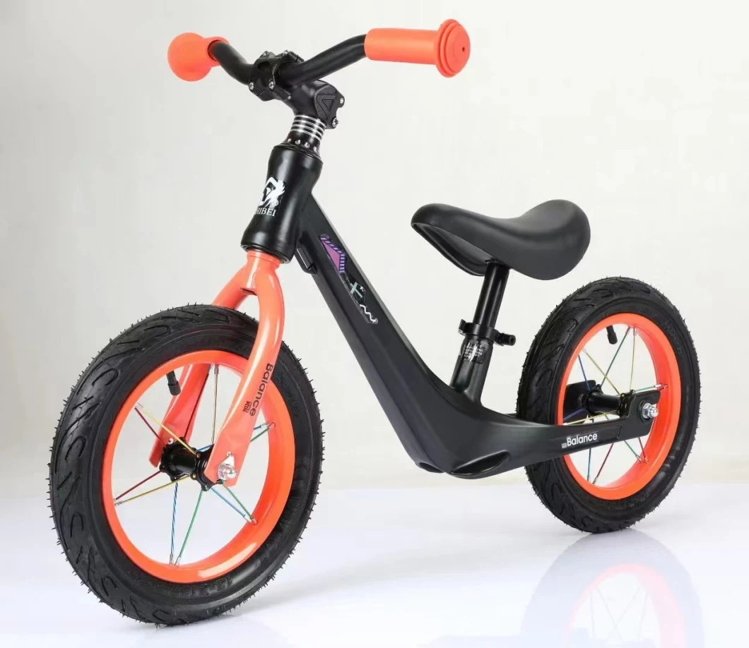 Good Quality Cheap Magnesium Alloy Ride on Car Child Single Speed No Pedal Bike 12inch Kids Balance Bike