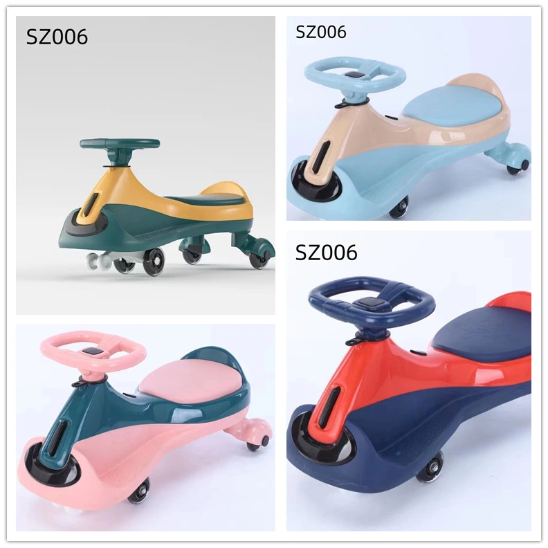 Wholesale New Model China Children Colorful Cheap Baby Swing Car Ride on Toys for Kids