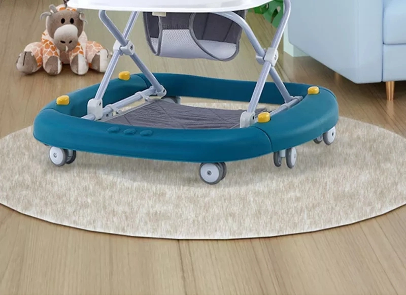 High Quality Toddler Walker Rocking Horse Baby Walking Toys Plastic Musical Baby Activity Walker/Anti-Rollover Hand Push Walker