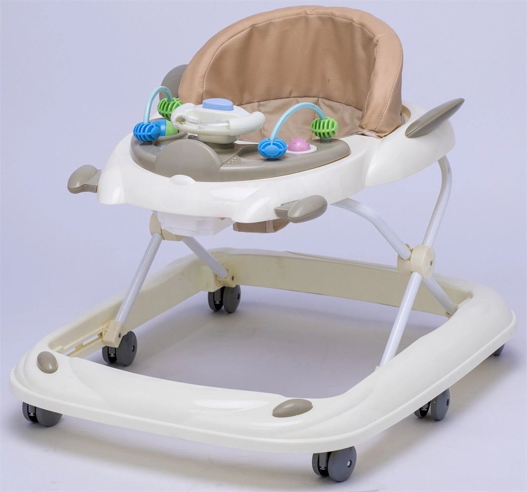 6 Mute Wheels and 12 Music Baby Walker Thickened Cloth