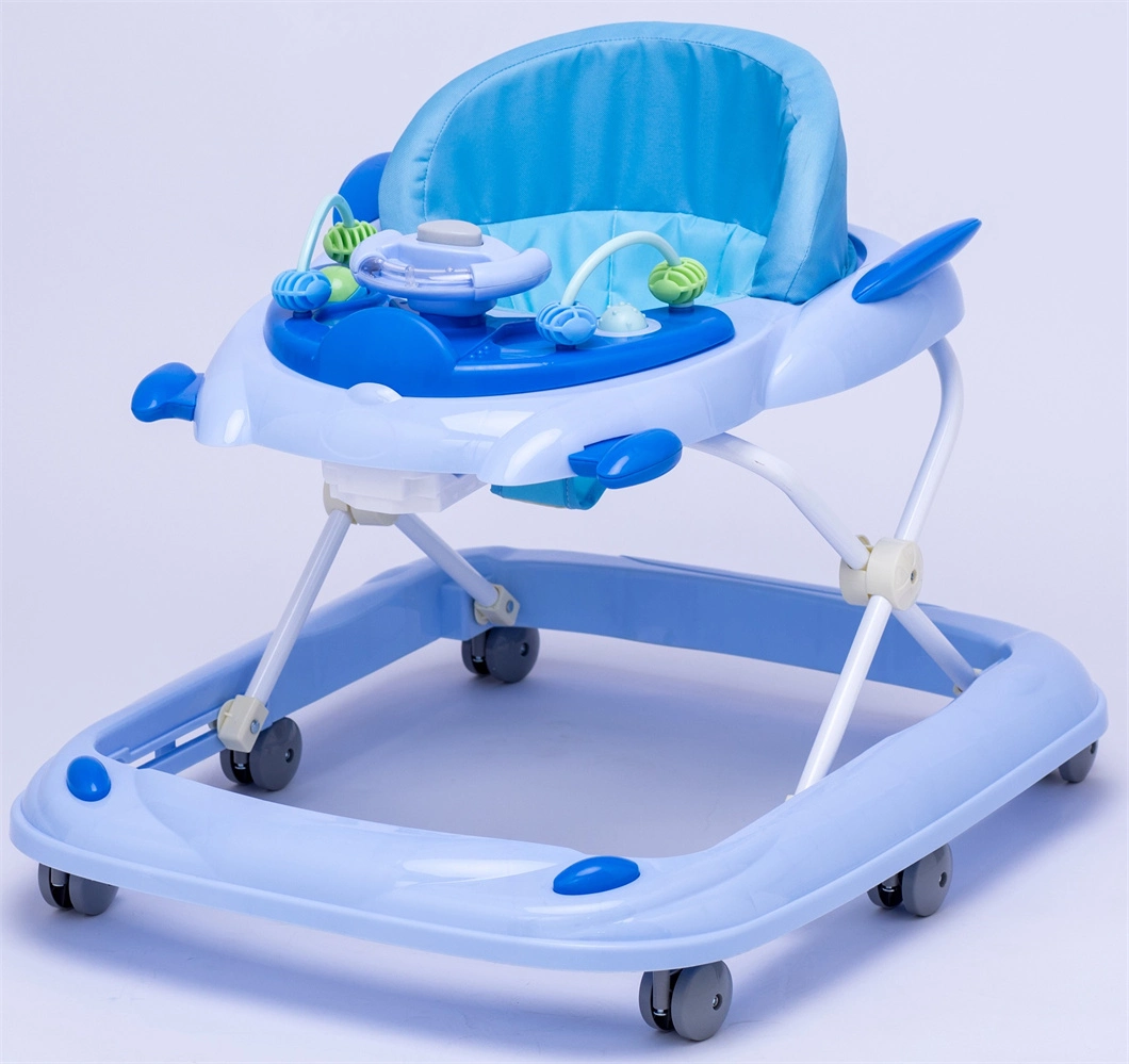 6 Mute Wheels and 12 Music Baby Walker Thickened Cloth