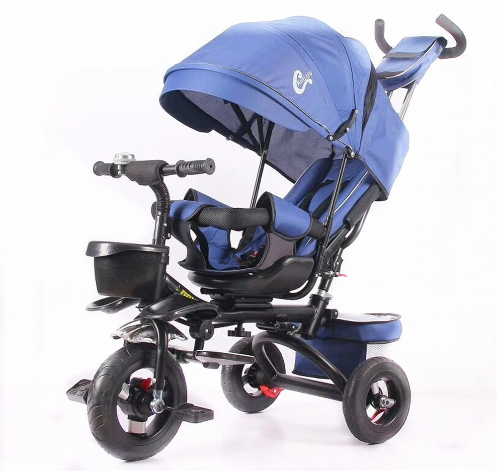 New and Royal Baby Small Tricycle 4 in 1 with Parent Push Handle
