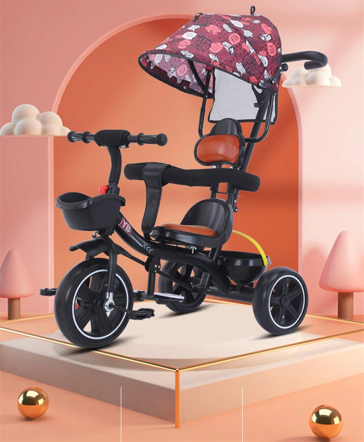 Top Sell Christmas Gifts Baby Tricycles 2-6 Years Children Trike Baby Tricycle/ Foldable Tri Cycle 3 Wheel Baby Tricycle Baby Tricycle with Push Handle