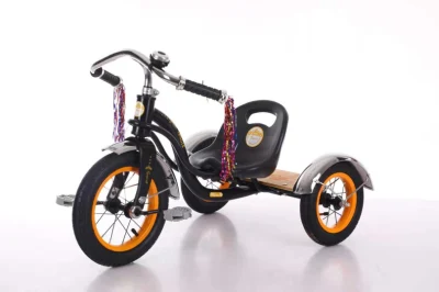 2022 niños pequeño neumático de aire de acero niños bebé tres ruedas triciclo triciclo