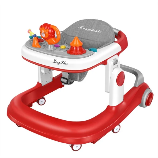 Andadores de bebé de alta calidad, andador multifuncional ajustable para bebé, andador giratorio multifuncional de 360 ​​grados para bebé