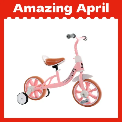 Triciclo Bicicleta infantil Bicicleta plegable para bebés 5 en 1 Scooter para niños Andador para niños de 1 a 6 años