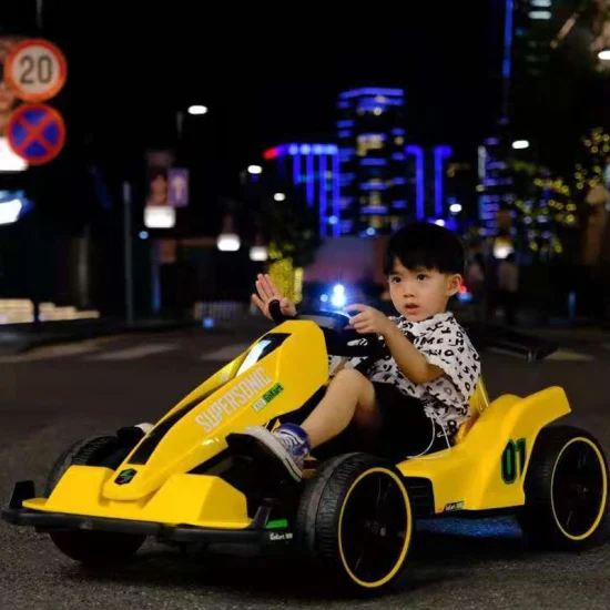 2022 El más nuevo Go-Kart para niños Los niños montan en el coche 550 Dual Drive Powered Electric Go Kart Pedal Cars para niños