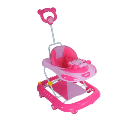 Educación multifunción Lion Music 4 en 1 Baby Walker Stroller Toy con luz y música