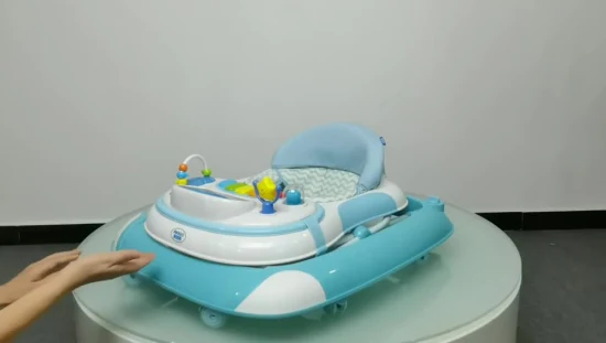 Andador de bebé de altura de asiento ajustable plegable chino