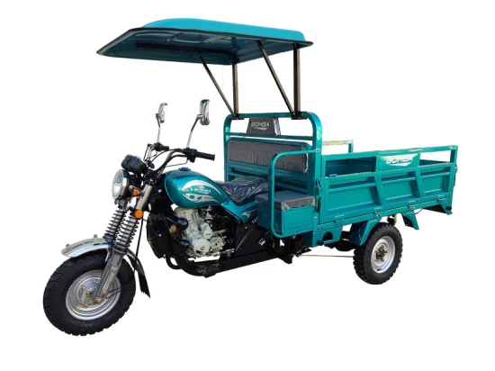 Triciclo de carga agrícola de fábrica de China/Triciclo portátil/Motocicleta comercial de tres ruedas/Bicicleta de tres ruedas/Triciclo humano