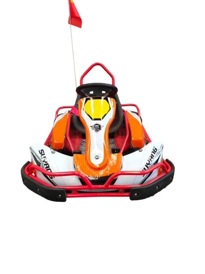Diversión al por mayor uso comercial RC Timing Pedal Go Kart Control remoto pista Mini Karting para niños