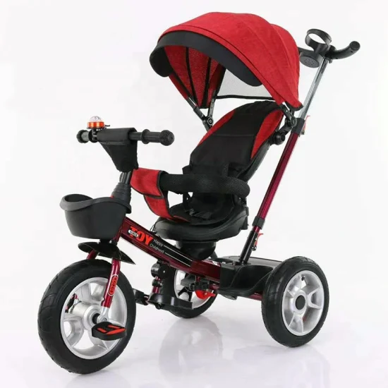 Promoción 2022 triciclo de bebé 4 en 1 con mango de empuje/Triciclo de bebé niños/triciclo de chico bicicleta último modelo triciclo de bebé para niños