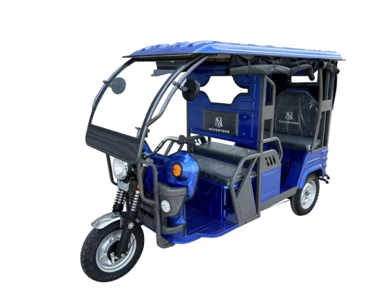 Coche de pasajeros eléctrico de tres ruedas/coche Tuk-Tuk de tres ruedas/triciclo humano