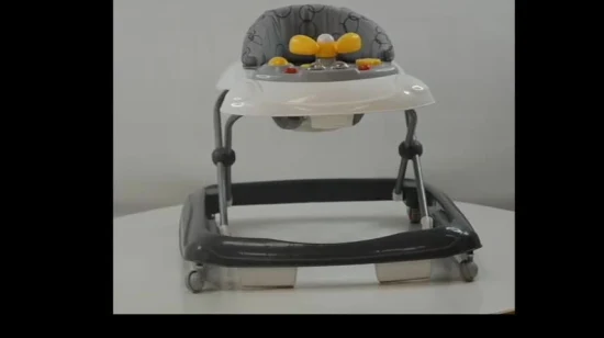 Nuevo andador para bebé, andador plegable antivuelco para bebé