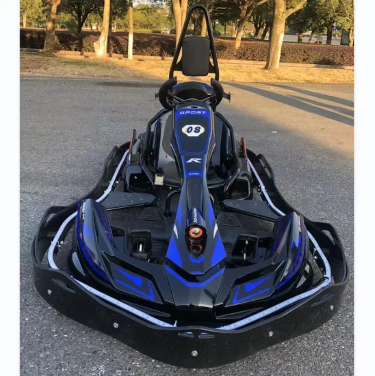 Carreras de Kart con batería de alta velocidad de 60 km/H, Pedal de Kart eléctrico, luz LED, eje eléctrico, coche de Karting eléctrico para niños adultos