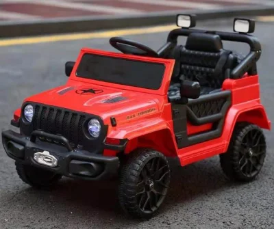 Vehículo todoterreno eléctrico de cuatro ruedas para niños Coche de juguete para bebés masculinos y femeninos Puede viajar con un coche de juguete con control remoto