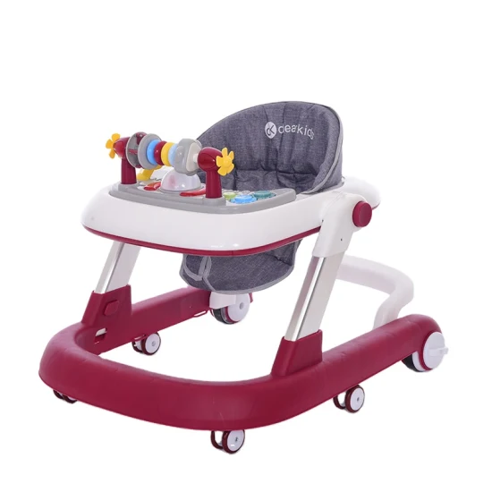 Andador de bebé único a estrenar con música y tapón, andador de bebé giratorio de 360 ​​grados para bebé